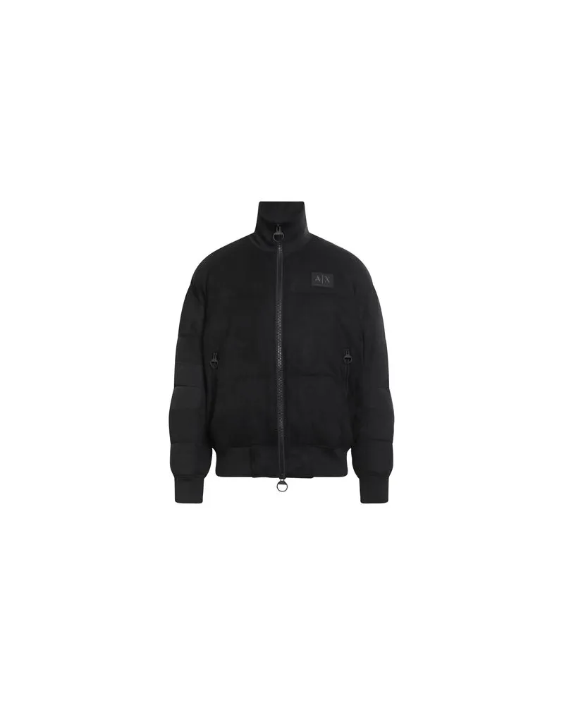 Armani Exchange JACKEN & MÄNTEL - Pufferjacken & Daunenjackenauf YOOX.COM Schwarz