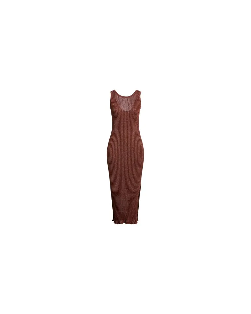 Alexandra Golovanoff KLEIDER - Maxi-Kleiderauf YOOX.COM Braun