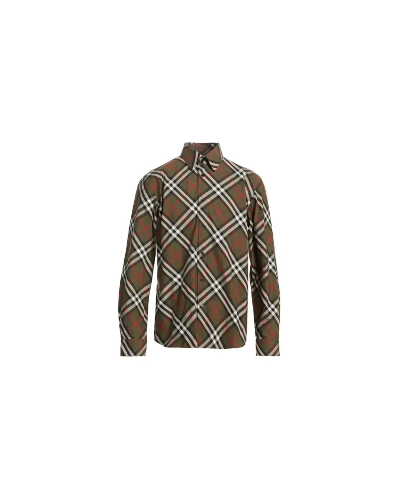 Burberry TOPS - Hemdenauf YOOX.COM Militärgrün