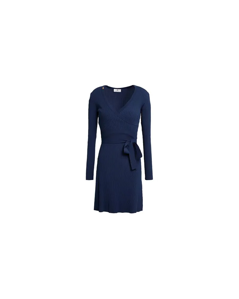 Elisabetta Franchi KLEIDER - Mini-Kleiderauf YOOX.COM Marineblau