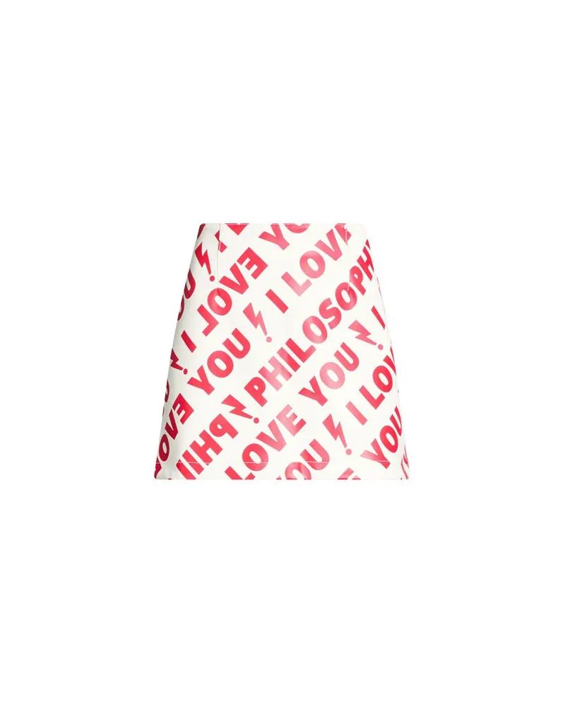 Philosophy Di Lorenzo Serafini HOSEN & RÖCKE - Miniröckeauf YOOX.COM Weiß