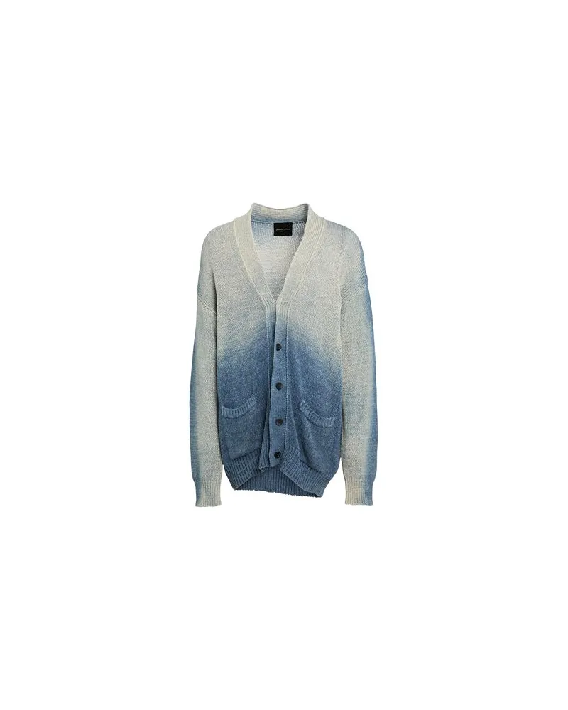 Roberto Collina STRICKWAREN - Strickjackenauf YOOX.COM Taubenblau