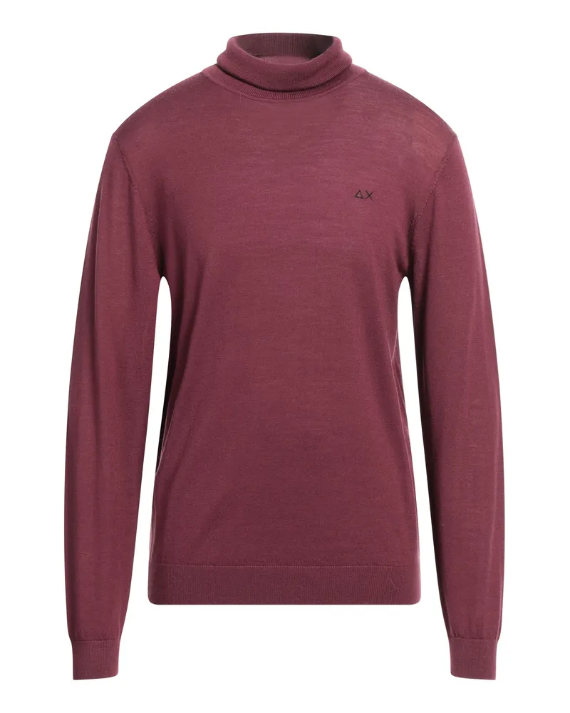 Sun68 Rollkragenpullover Bordeaux