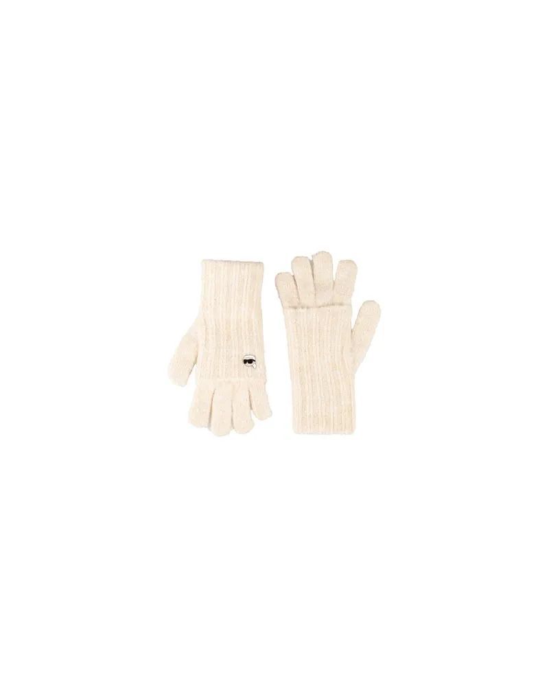 Karl Lagerfeld ACCESSOIRES - Handschuheauf YOOX.COM Elfenbein