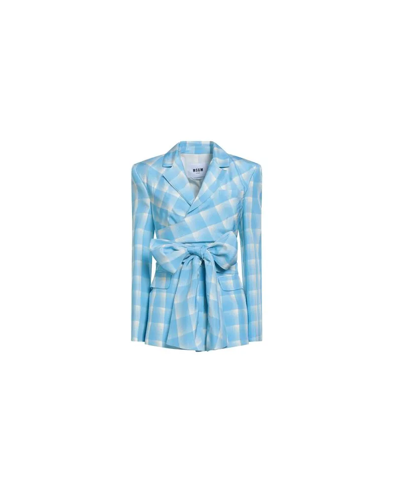 MSGM ANZÜGE und CO-ORDS - Blazersauf YOOX.COM Azurblau