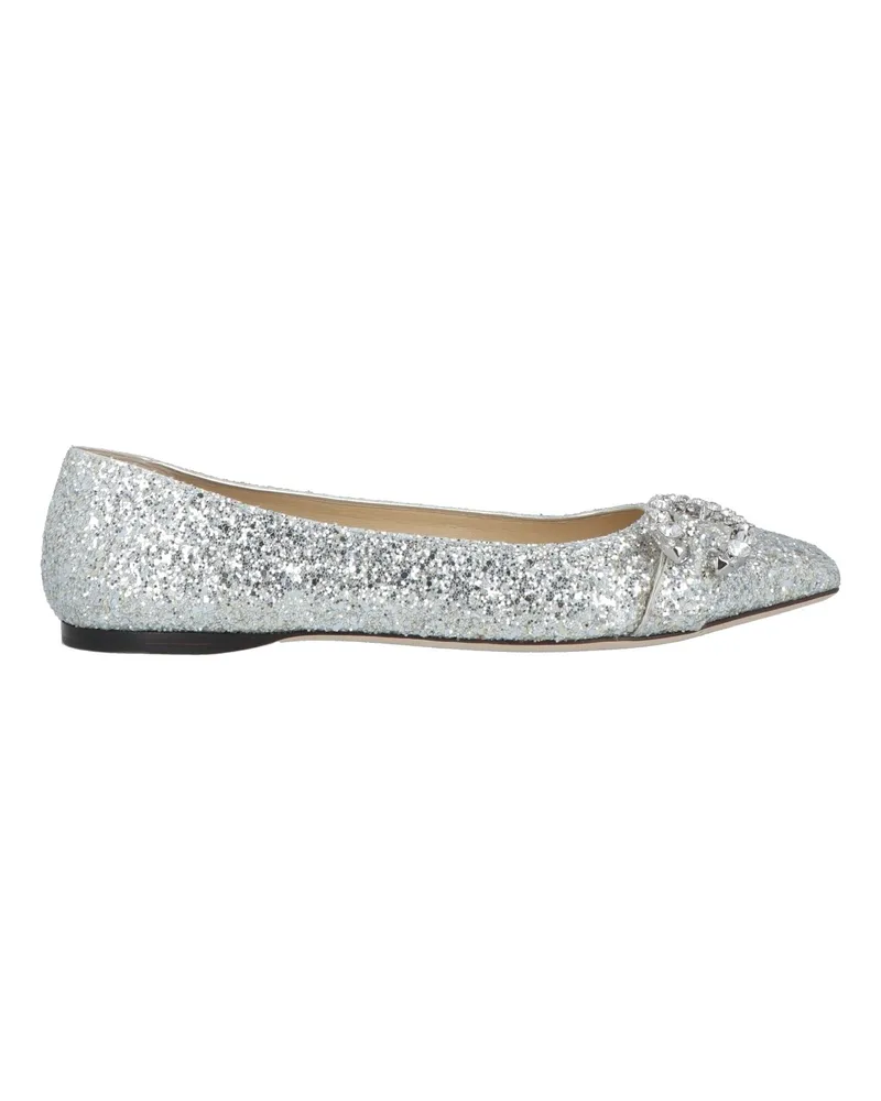 Jimmy Choo Ballerina Silber