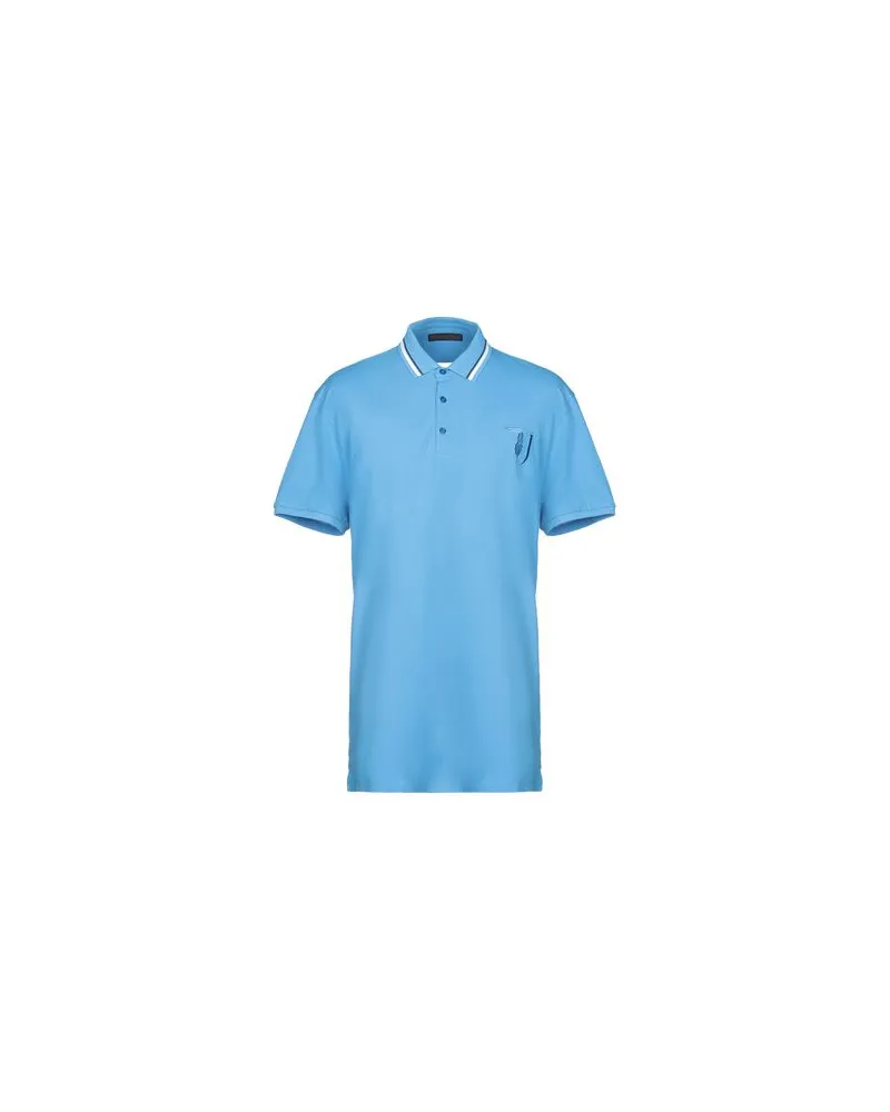 Trussardi TOPS - Poloshirtsauf YOOX.COM Azurblau