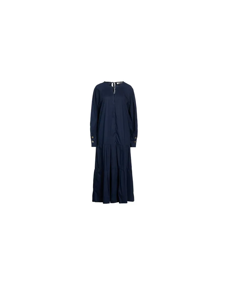 TELA KLEIDER - Midi-Kleiderauf YOOX.COM Marineblau