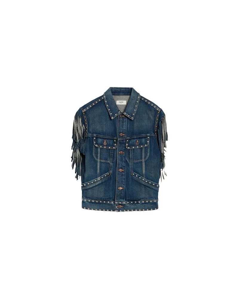 Celine JACKEN & MÄNTEL - Jeansjacken/Mäntelauf YOOX.COM Blau