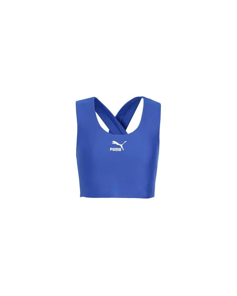 Puma T7 Crop Top  - TOPS - Topsauf YOOX.COM Königsblau