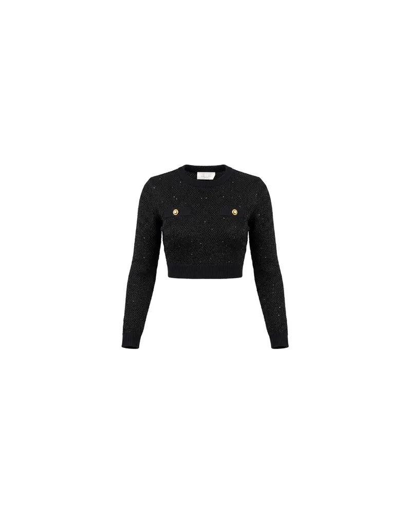 Elisabetta Franchi STRICKWAREN - Pulloverauf YOOX.COM Schwarz