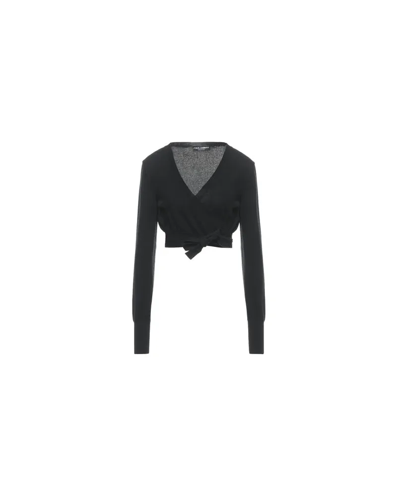 Dolce & Gabbana STRICKWAREN - Wickelpulloverauf YOOX.COM Schwarz