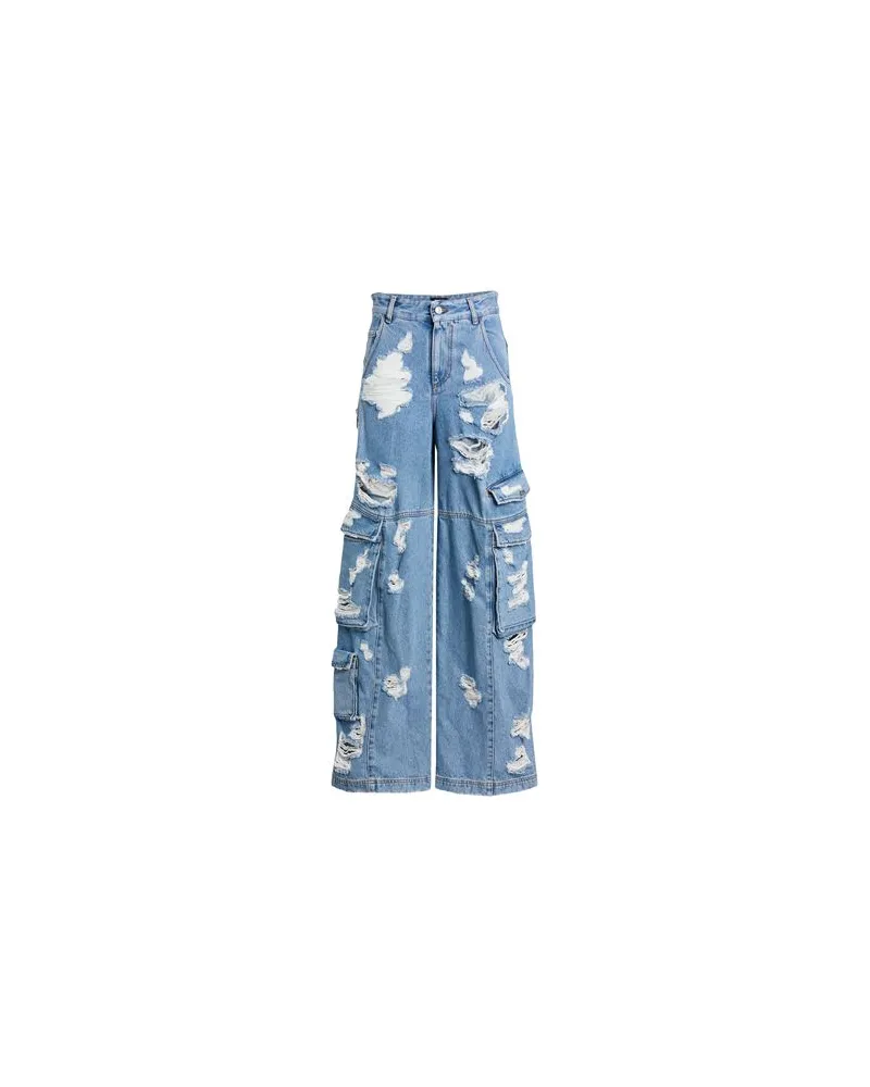 GCDS HOSEN & RÖCKE - Jeanshosenauf YOOX.COM Blau