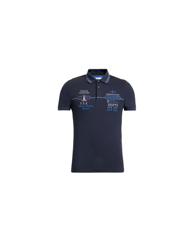 Aeronautica Militare FRECCE TRICOLORI - TOPS - Poloshirtsauf YOOX.COM Nachtblau