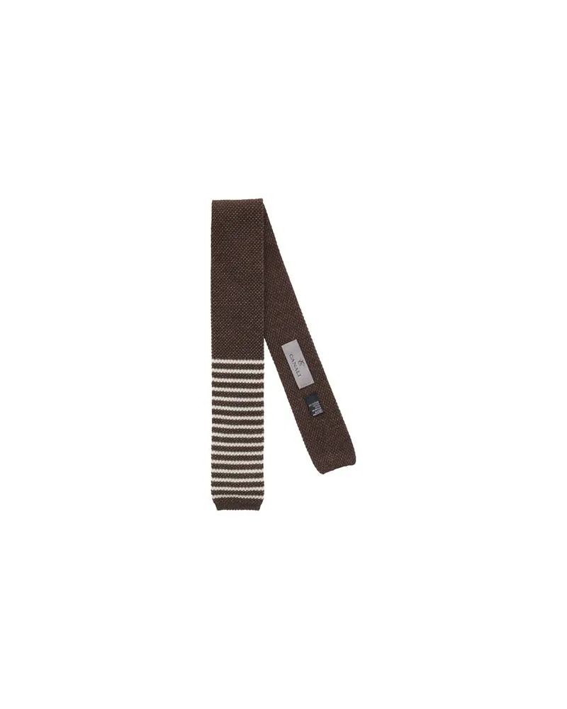 Canali ACCESSOIRES - Krawatten & Fliegenauf YOOX.COM Schokobraun