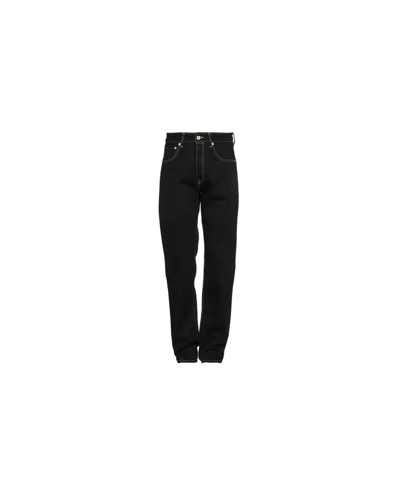 Kenzo HOSEN & RÖCKE - Jeanshosenauf YOOX.COM Schwarz