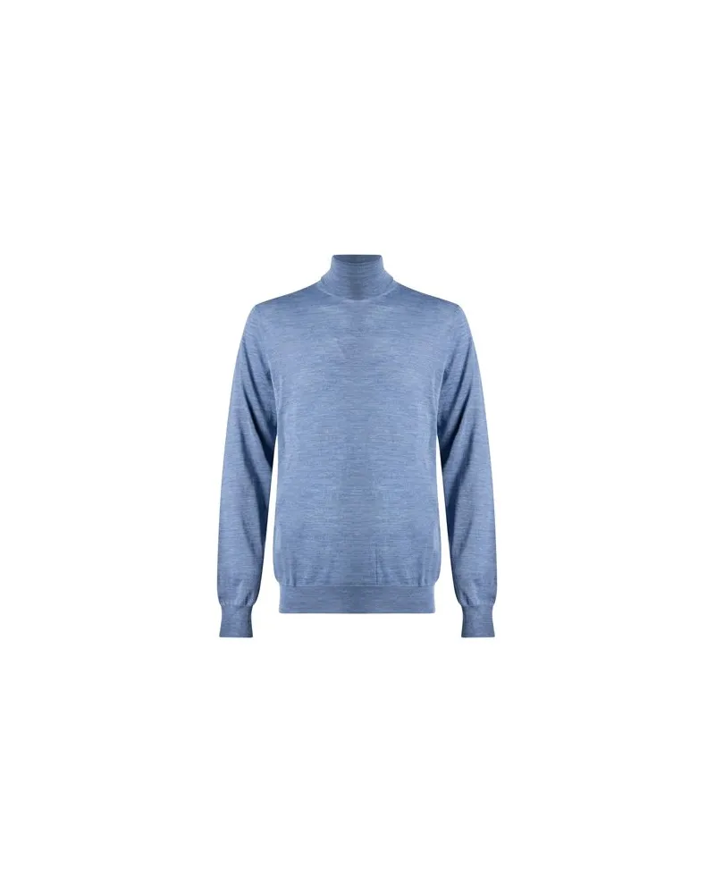 Filippo de Laurentiis STRICKWAREN - Rollkragenpulloverauf YOOX.COM Himmelblau