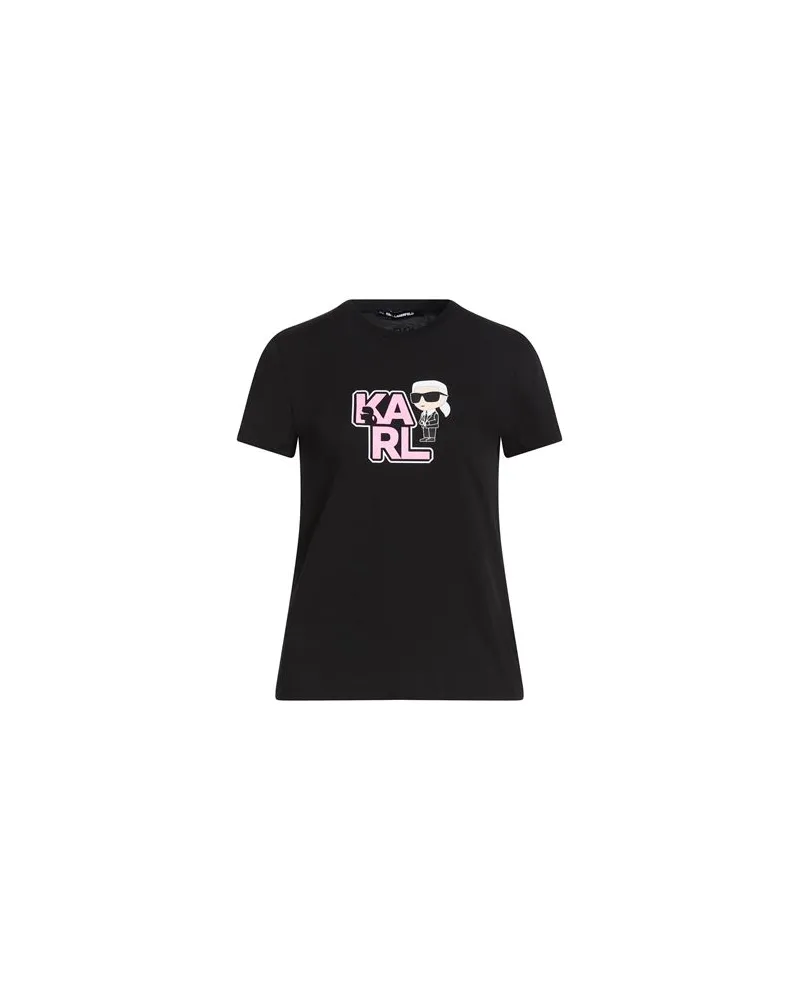 Karl Lagerfeld TOPS - T-shirtsauf YOOX.COM Schwarz