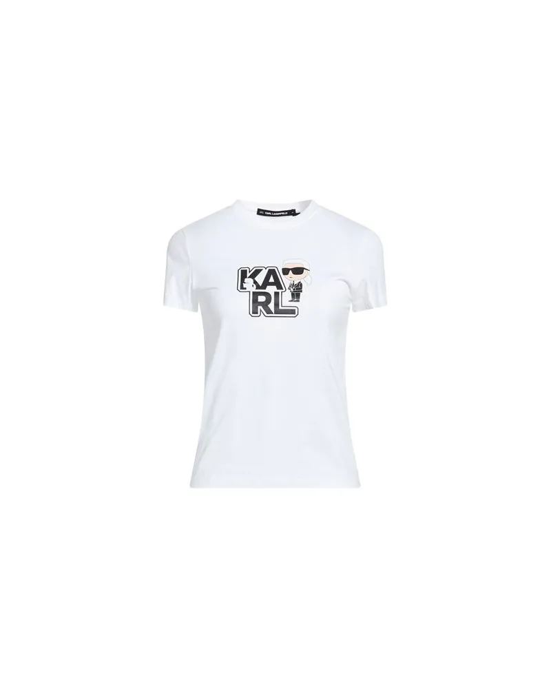 Karl Lagerfeld TOPS - T-shirtsauf YOOX.COM Weiß