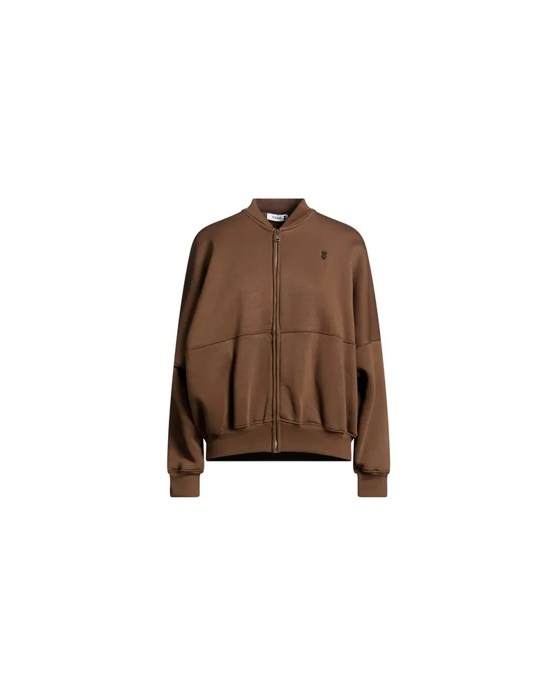 Please N8 - TOPS - Sweatshirtsauf YOOX.COM Dunkelbraun
