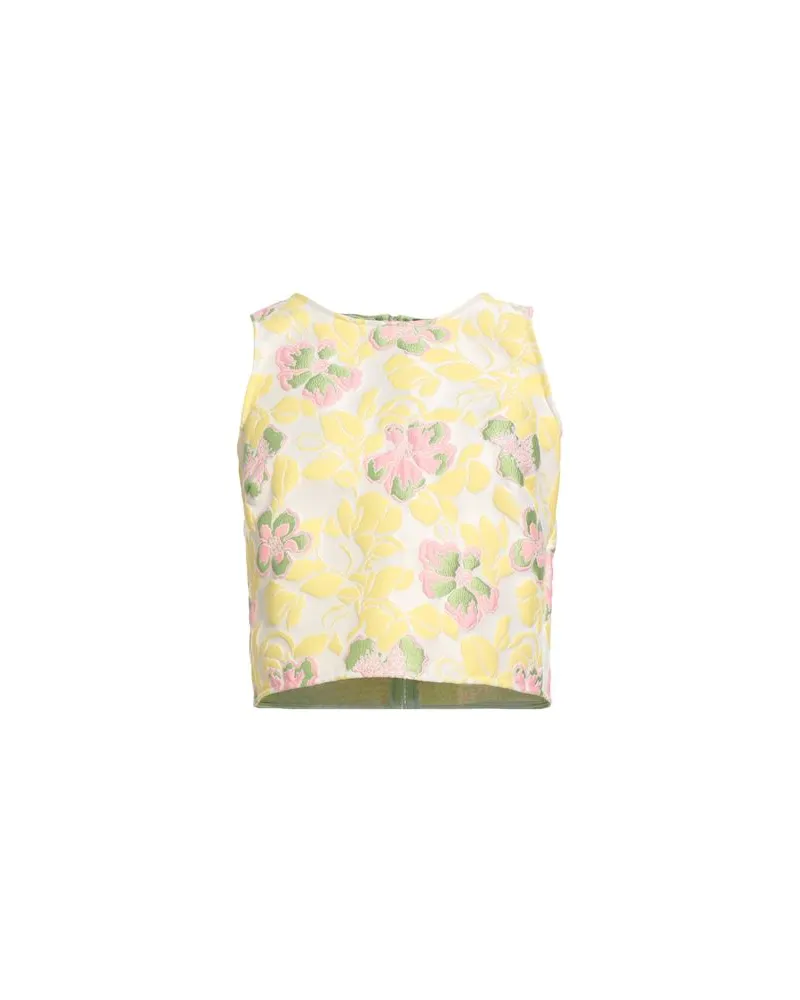 Ermanno Scervino TOPS - Topsauf YOOX.COM Pastellgelb