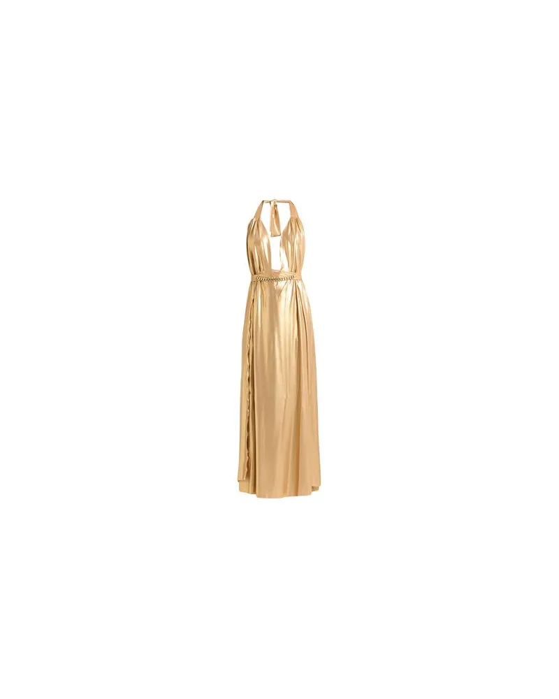 Twenty Four Haitch KLEIDER - Maxi-Kleiderauf YOOX.COM Gold