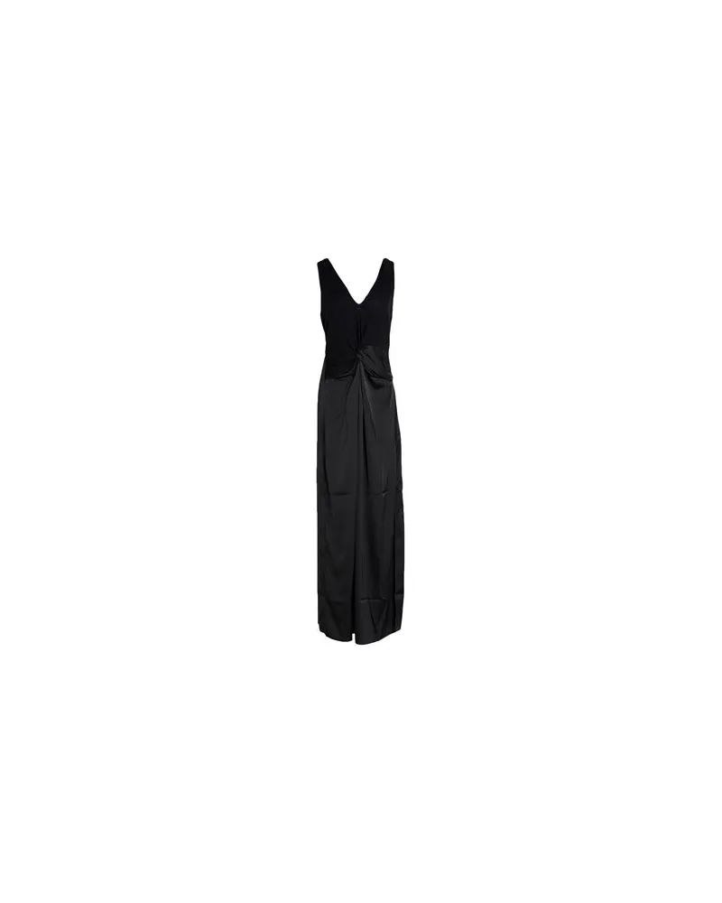 Actitude by Twinset KLEIDER - Maxi-Kleiderauf YOOX.COM Schwarz