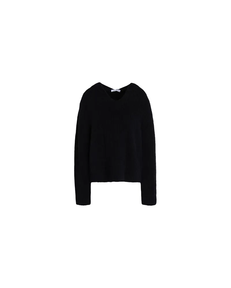 Ninety Percent FISHERMAN RIB HOODIE  - STRICKWAREN - Pulloverauf YOOX.COM Schwarz