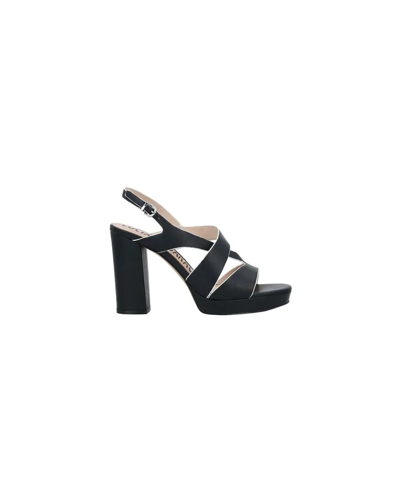 Luciano Barachini SCHUHE - Sandalenauf YOOX.COM Schwarz