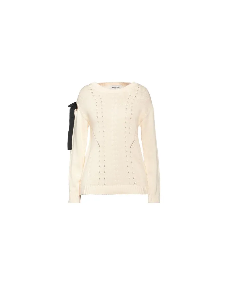 Blumarine STRICKWAREN - Pulloverauf YOOX.COM Cremeweiß