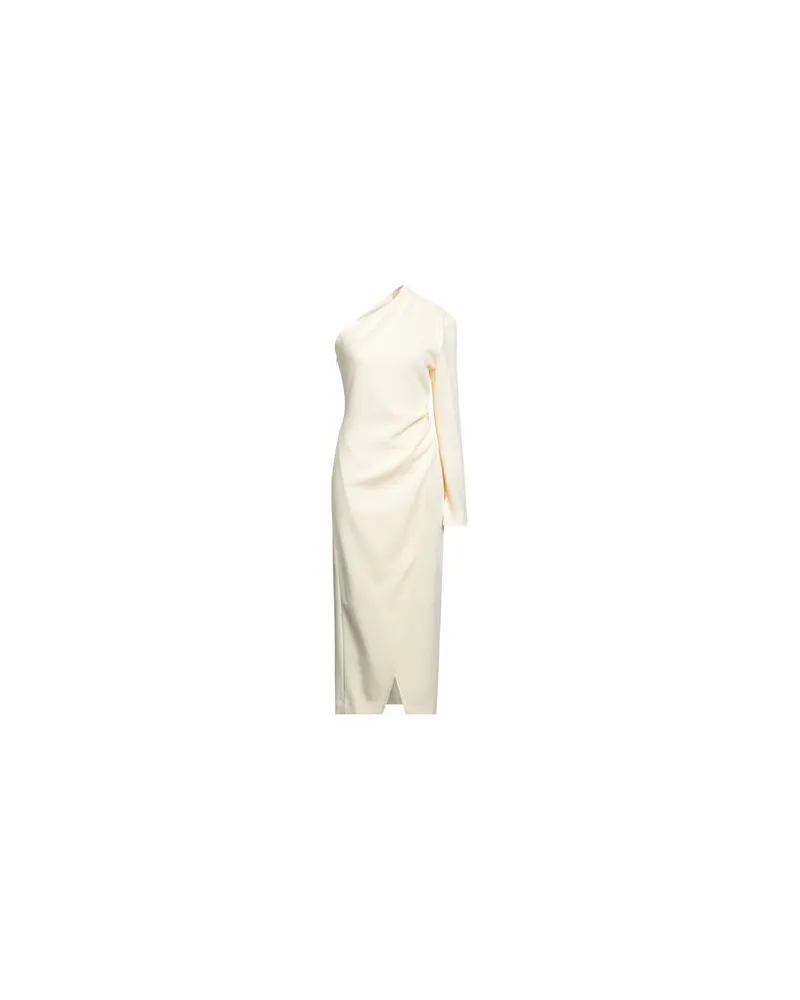 Nanushka KLEIDER - Midi-Kleiderauf YOOX.COM Pastellgelb