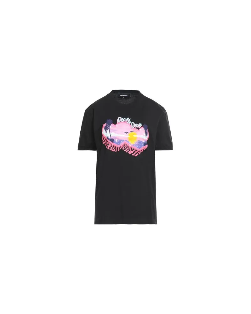 Dsquared2 TOPS - T-shirtsauf YOOX.COM Schwarz