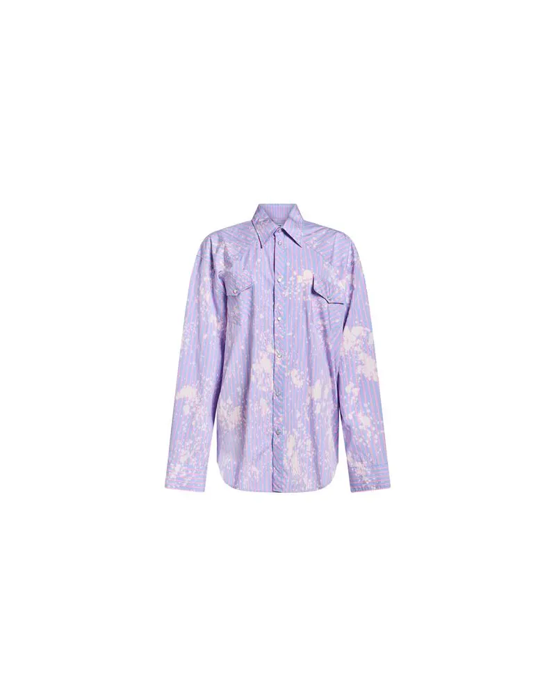 MSGM TOPS - Hemdenauf YOOX.COM Himmelblau
