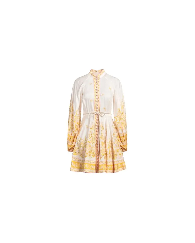 Zimmermann KLEIDER - Mini-Kleiderauf YOOX.COM Gelb