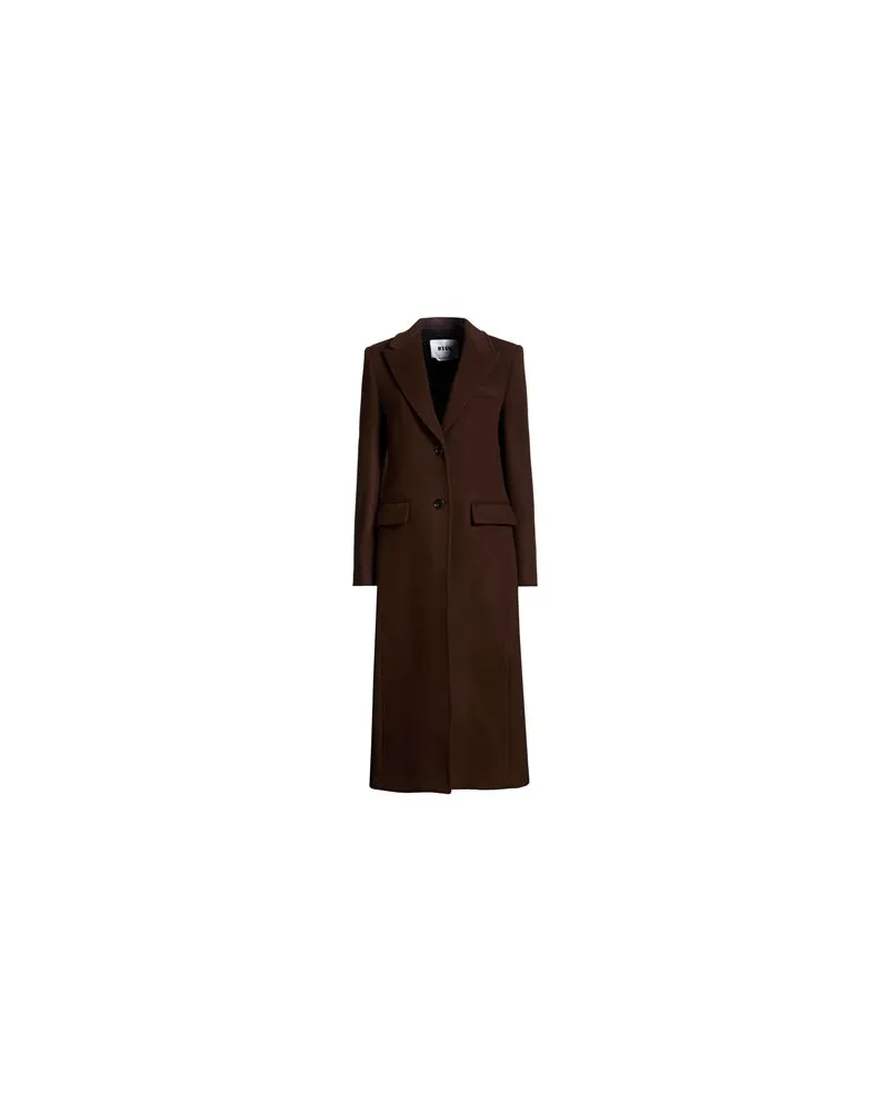 MSGM JACKEN & MÄNTEL - Mäntelauf YOOX.COM Dunkelbraun