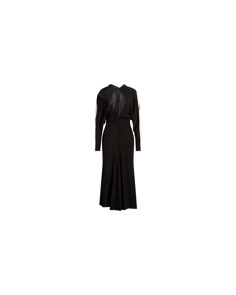 Victoria Beckham KLEIDER - Maxi-Kleiderauf YOOX.COM Schwarz