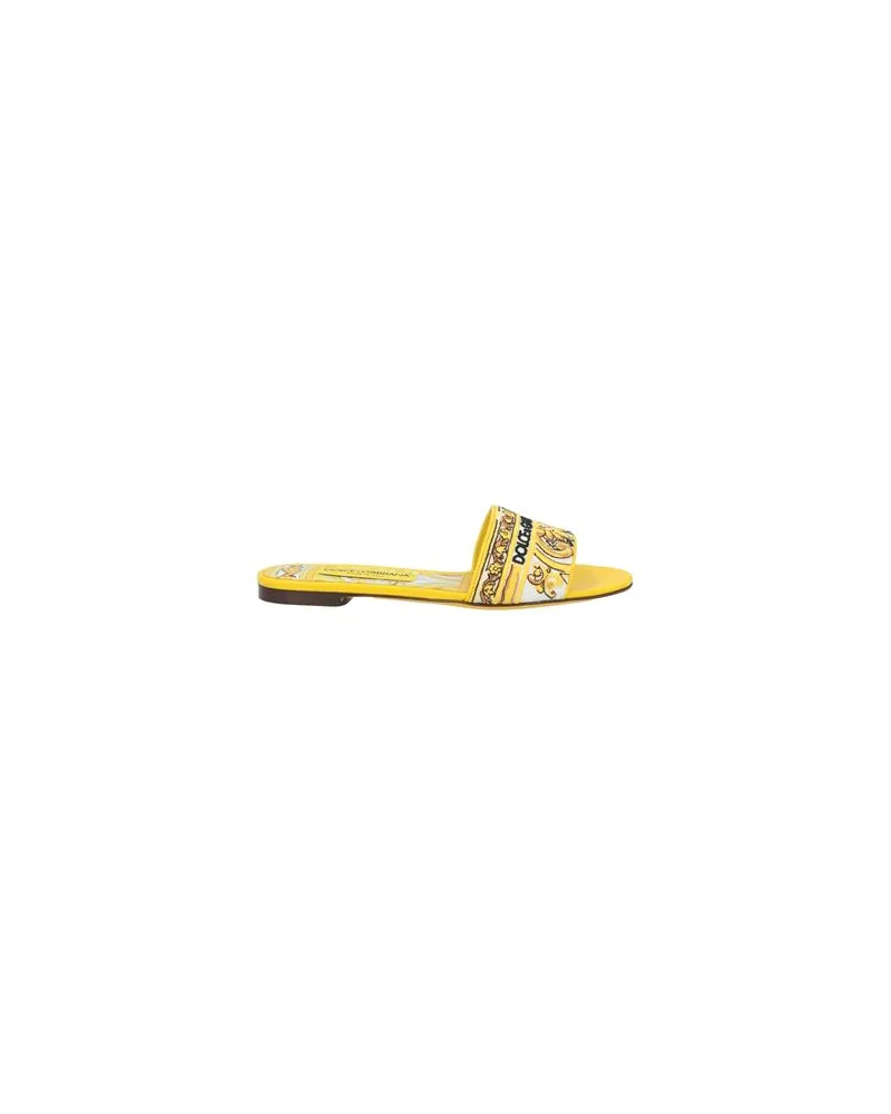 Dolce & Gabbana SCHUHE - Sandalenauf YOOX.COM Gelb