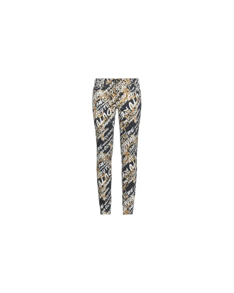 Versace Jeans HOSEN & RÖCKE - Jeanshosenauf YOOX.COM Schwarz