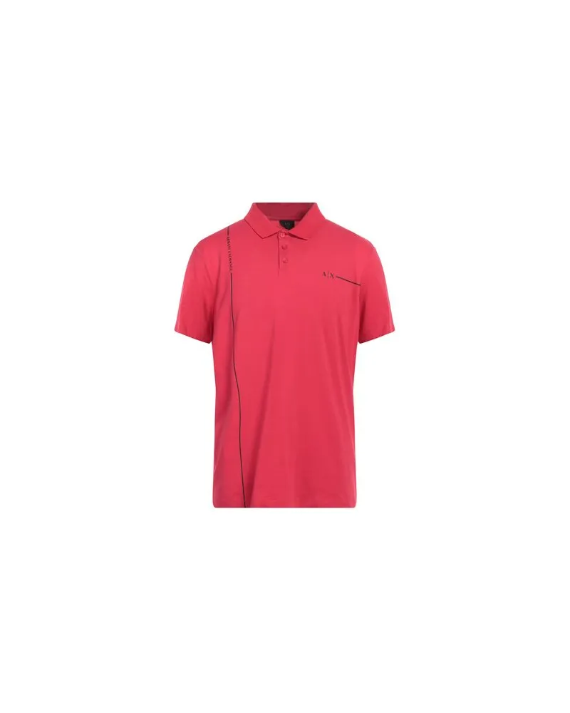 Armani Exchange TOPS - Poloshirtsauf YOOX.COM Rot