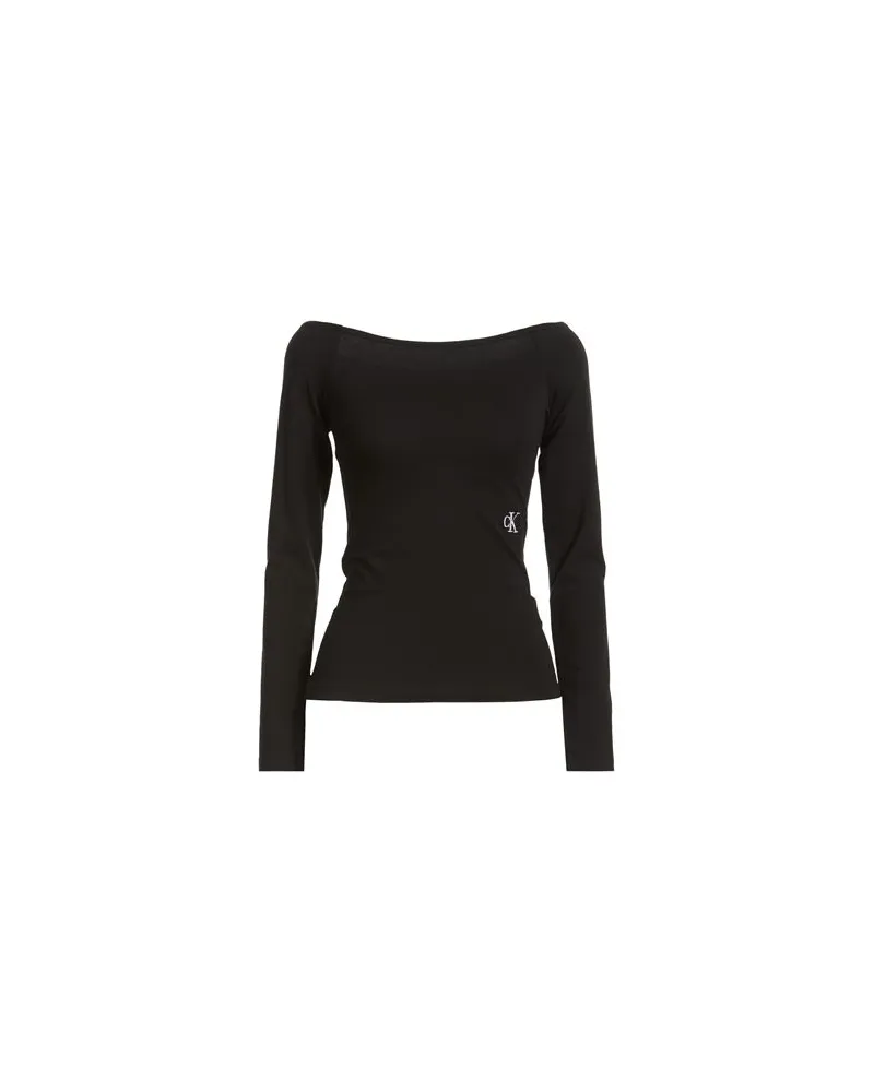 Calvin Klein TOPS - T-shirtsauf YOOX.COM Schwarz