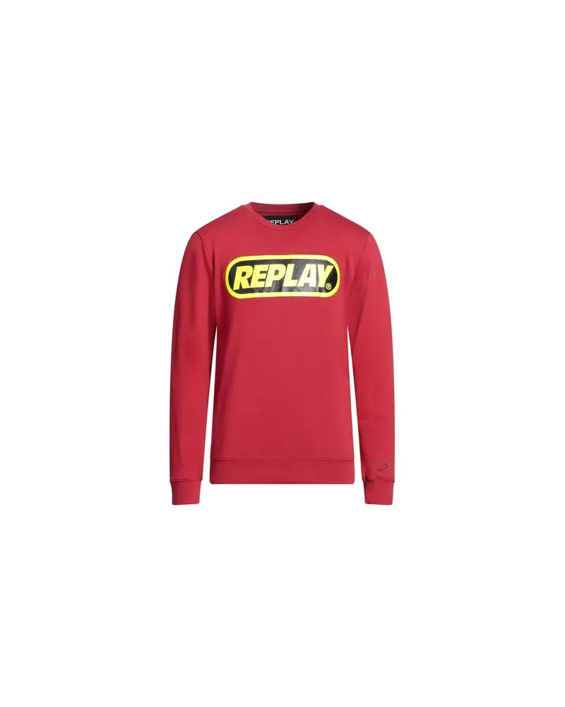 Replay TOPS - Sweatshirtsauf YOOX.COM Rot