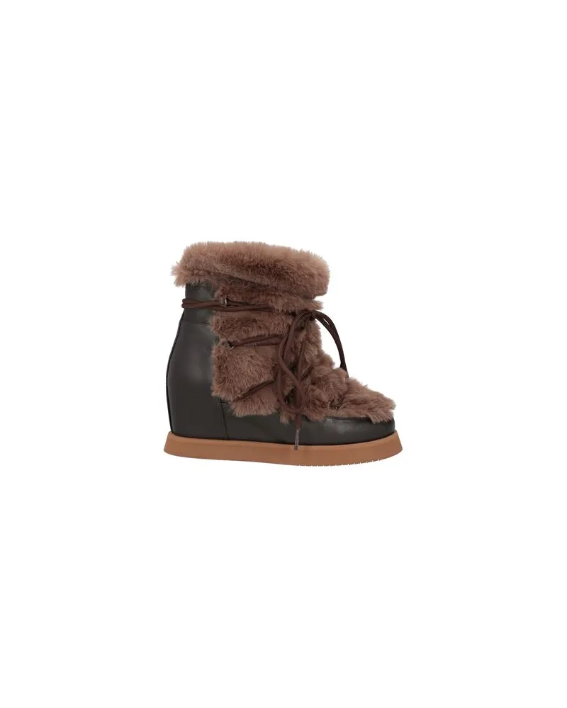 EQÜITARE SCHUHE - Stiefelettenauf YOOX.COM Dunkelbraun