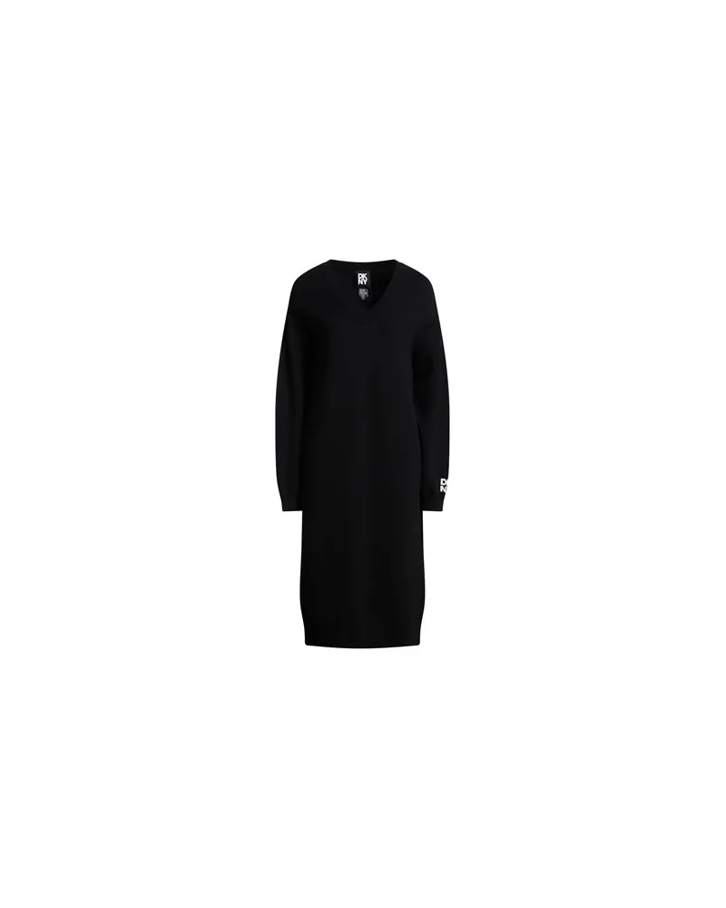 DKNY KLEIDER - Midi-Kleiderauf YOOX.COM Schwarz
