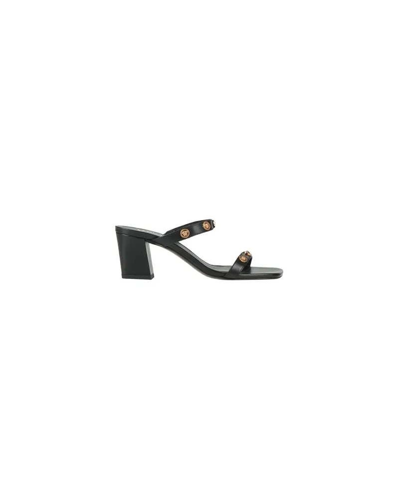 Versace SCHUHE - Sandalenauf YOOX.COM Schwarz