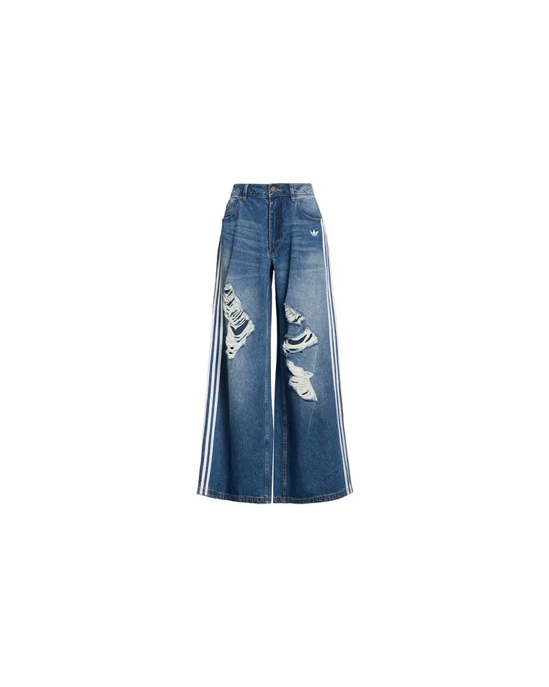 adidas HOSEN & RÖCKE - Jeanshosenauf YOOX.COM Blau