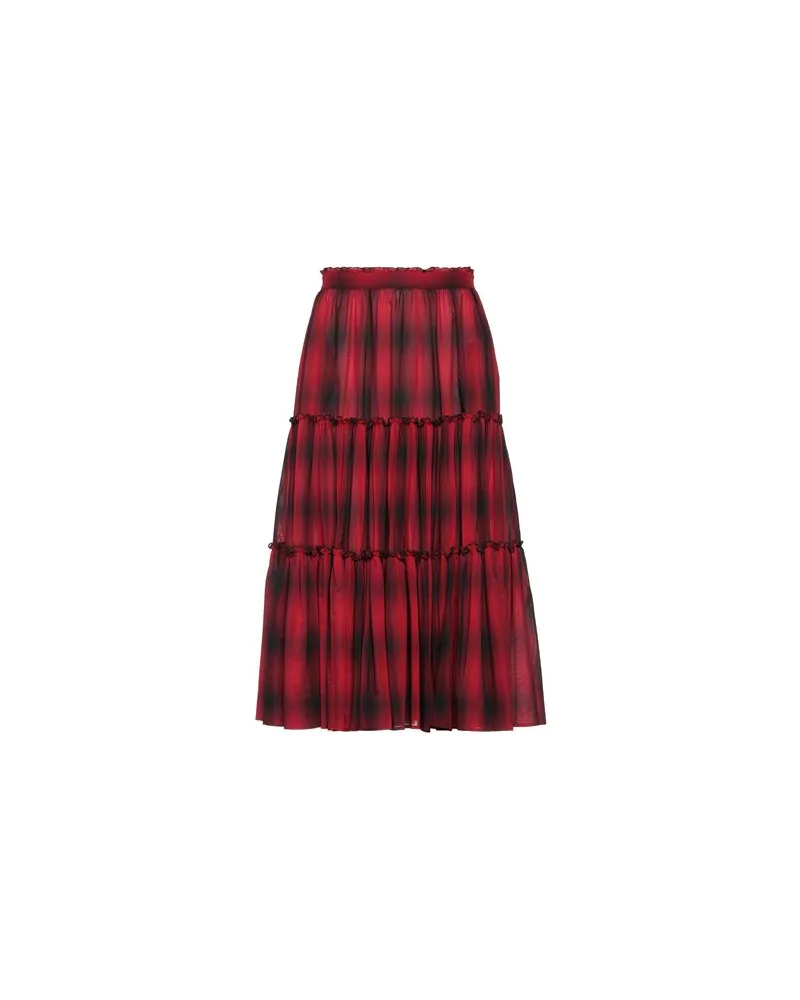 Dsquared2 HOSEN & RÖCKE - Midi-Röckeauf YOOX.COM Rot
