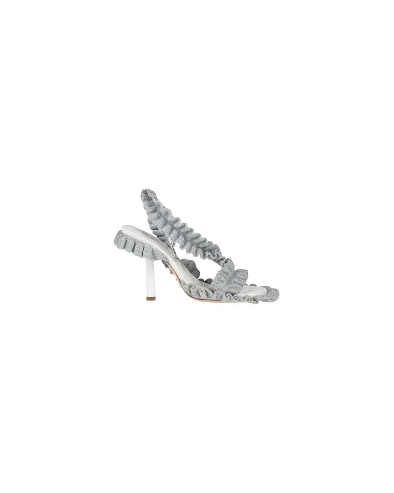 Burberry SCHUHE - Sandalenauf YOOX.COM Silber