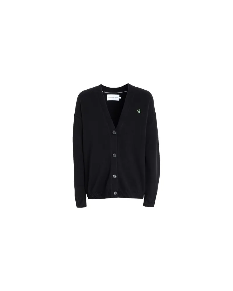 Calvin Klein STRICKWAREN - Strickjackenauf YOOX.COM Schwarz
