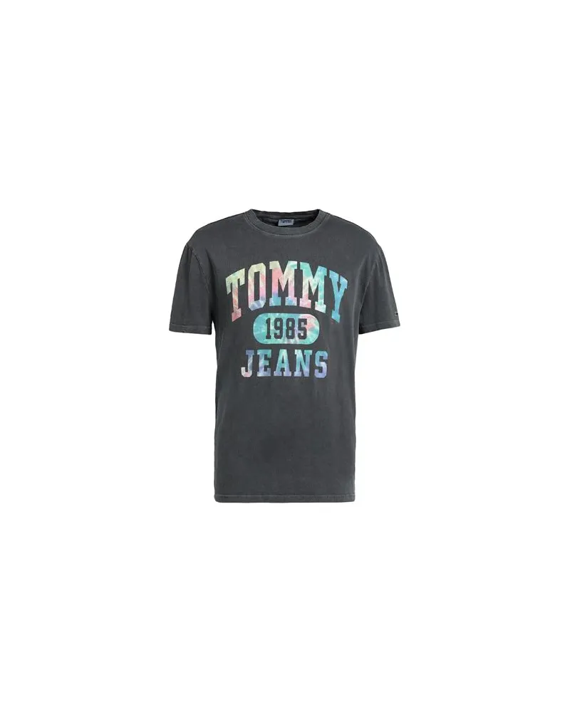 Tommy Hilfiger TJM COLLEGE TIE DYE T-SHIRT  - TOPS - T-shirtsauf YOOX.COM Braungrau