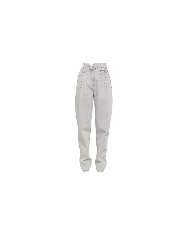 Alberta Ferretti HOSEN & RÖCKE - Jeanshosenauf YOOX.COM Hellgrau